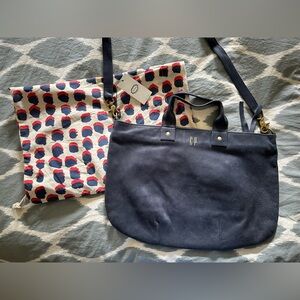 Clare V. Maison Messenger Bag in Navy!